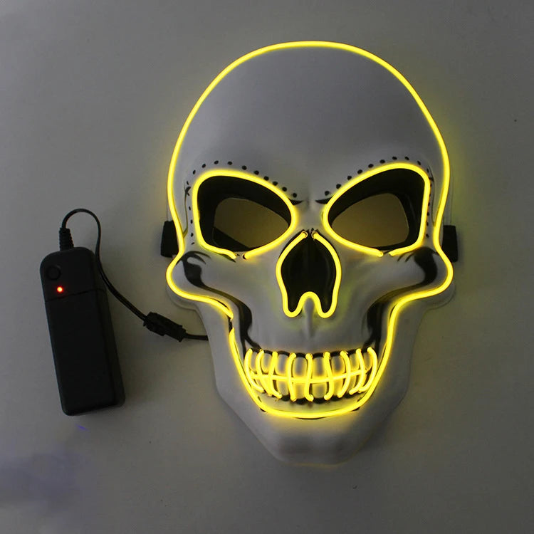 Glow Skull LED Mask – Ultimate Halloween Scare for Parties & Cosplay