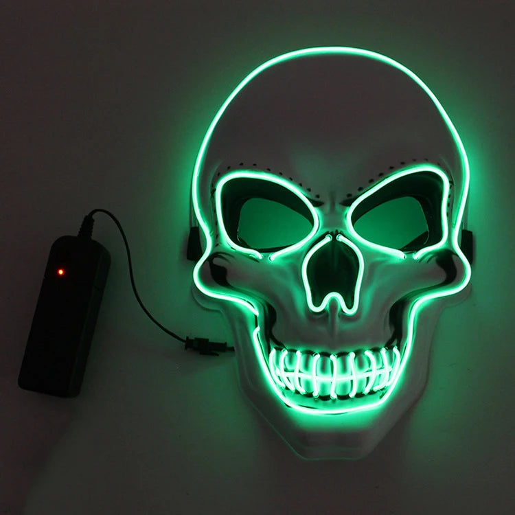 Glow Skull LED Mask – Ultimate Halloween Scare for Parties & Cosplay