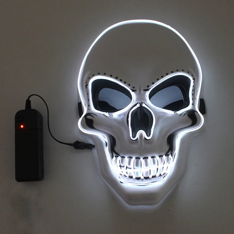 Glow Skull LED Mask – Ultimate Halloween Scare for Parties & Cosplay