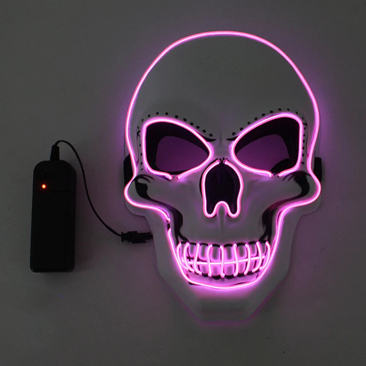 Glow Skull LED Mask – Ultimate Halloween Scare for Parties & Cosplay