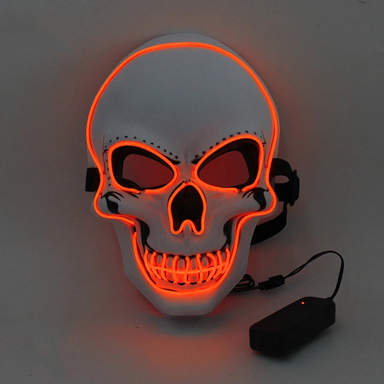 Glow Skull LED Mask – Ultimate Halloween Scare for Parties & Cosplay