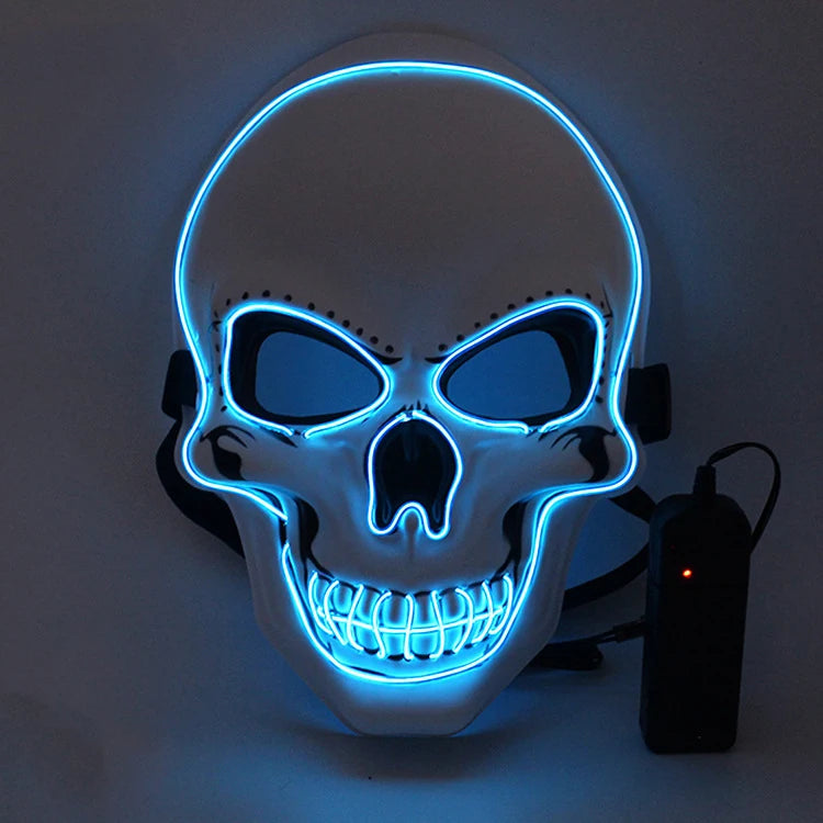 Glow Skull LED Mask – Ultimate Halloween Scare for Parties & Cosplay