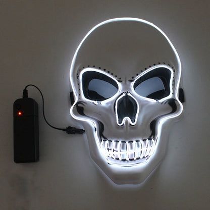 Glow Skull LED Mask – Ultimate Halloween Scare for Parties & Cosplay